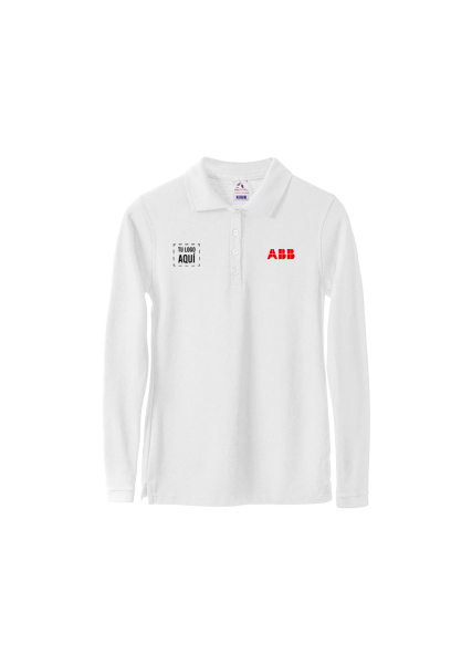 Polo Manga Larga Algodón - 1 a 99 piezas